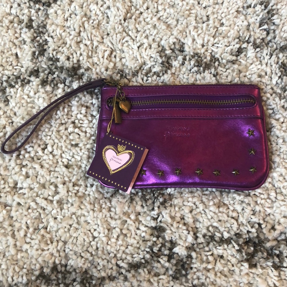 Purple Star Studded Vera Wang Princess Clutch